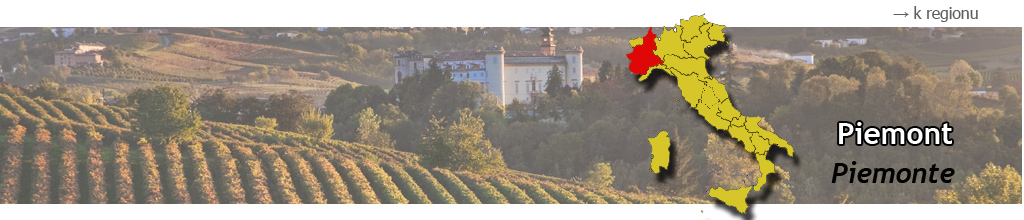 Piemont italská vinařská oblast Piemonte